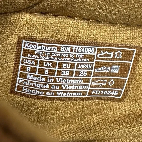 Koolaburra by UGG Neerie Clog Size 8 Brown Tan Slip On Chunky Faux Fur Comfy - Picture 3 of 11